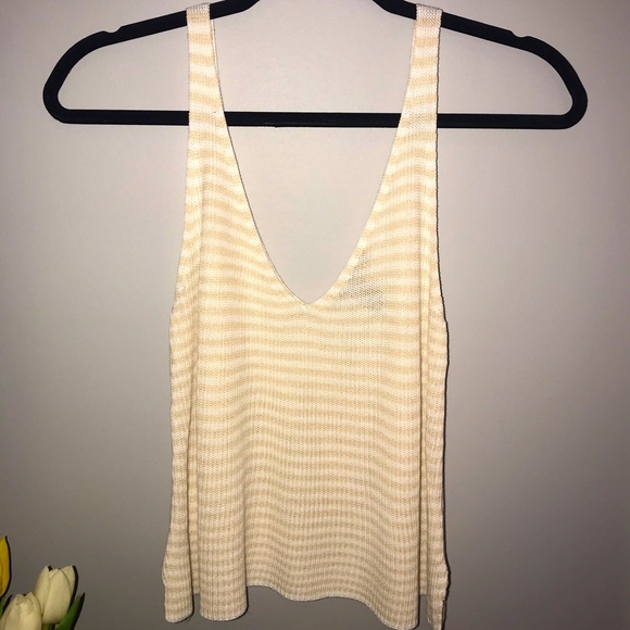 Striped Flowy Forever 21 Tank Top - Picture 1 of 2